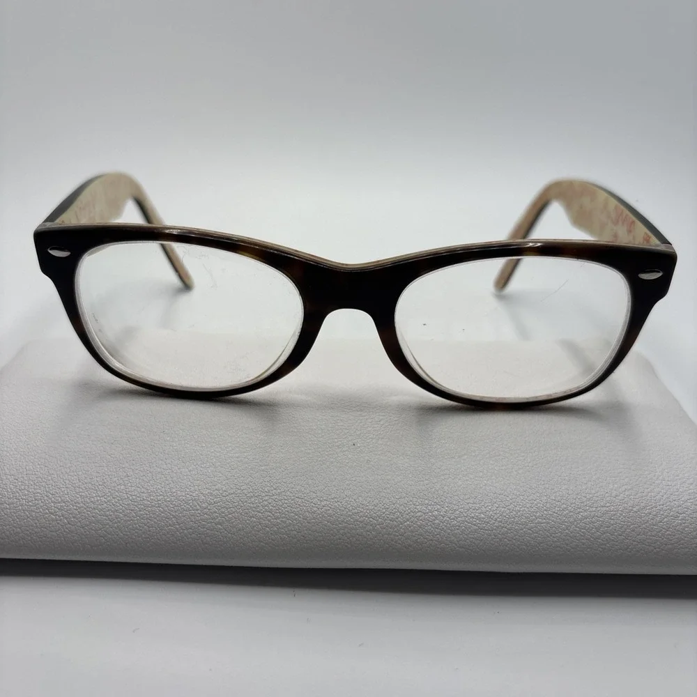Ray Ban RB 5184 5057 50-18-145 Brown Tortoise Red Eyeglasses Frames #C35